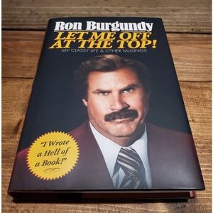Ron Burgundy Let Me Off At The Top Will Ferrell Vg